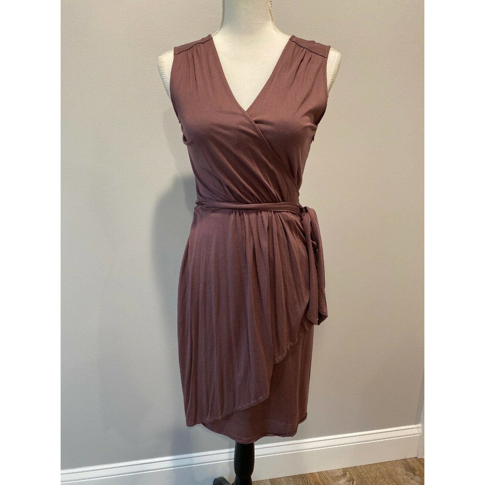 LOFT Purple Plum Lavender Mauve Wrap Dress